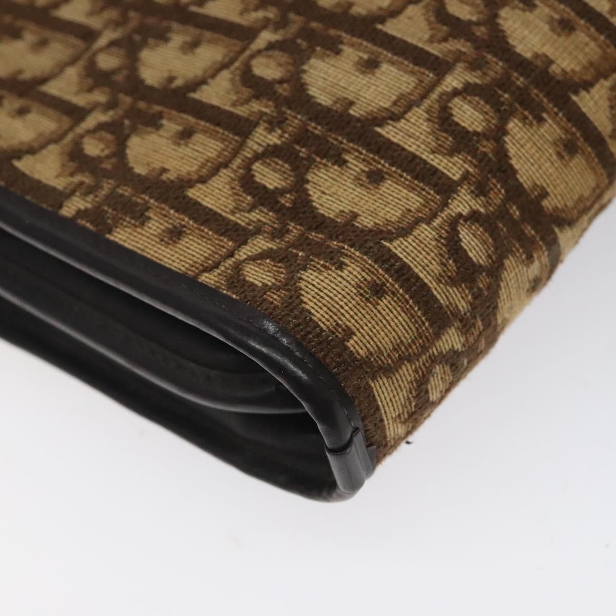 Dior DIOR Trotter Canvas Shoulder Bag Brown Gold Size ONE SIZE - 16 Thumbnail