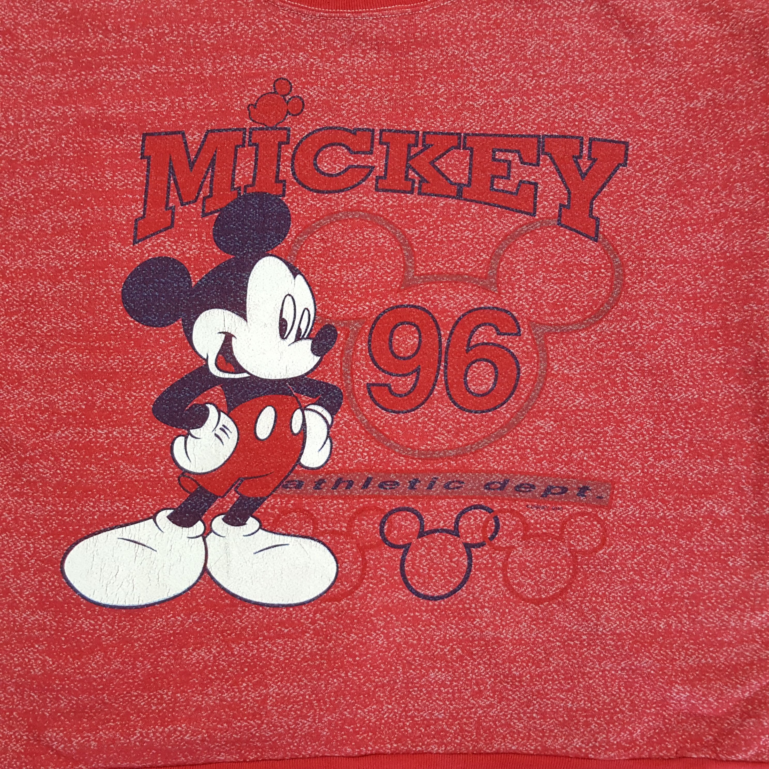 Disney × Mickey Mouse × Vintage Vintage 90's Mickey Mouse 96 Disney Sweatshirt Size US XL / EU 56 / 4 - 2 Thumbnail