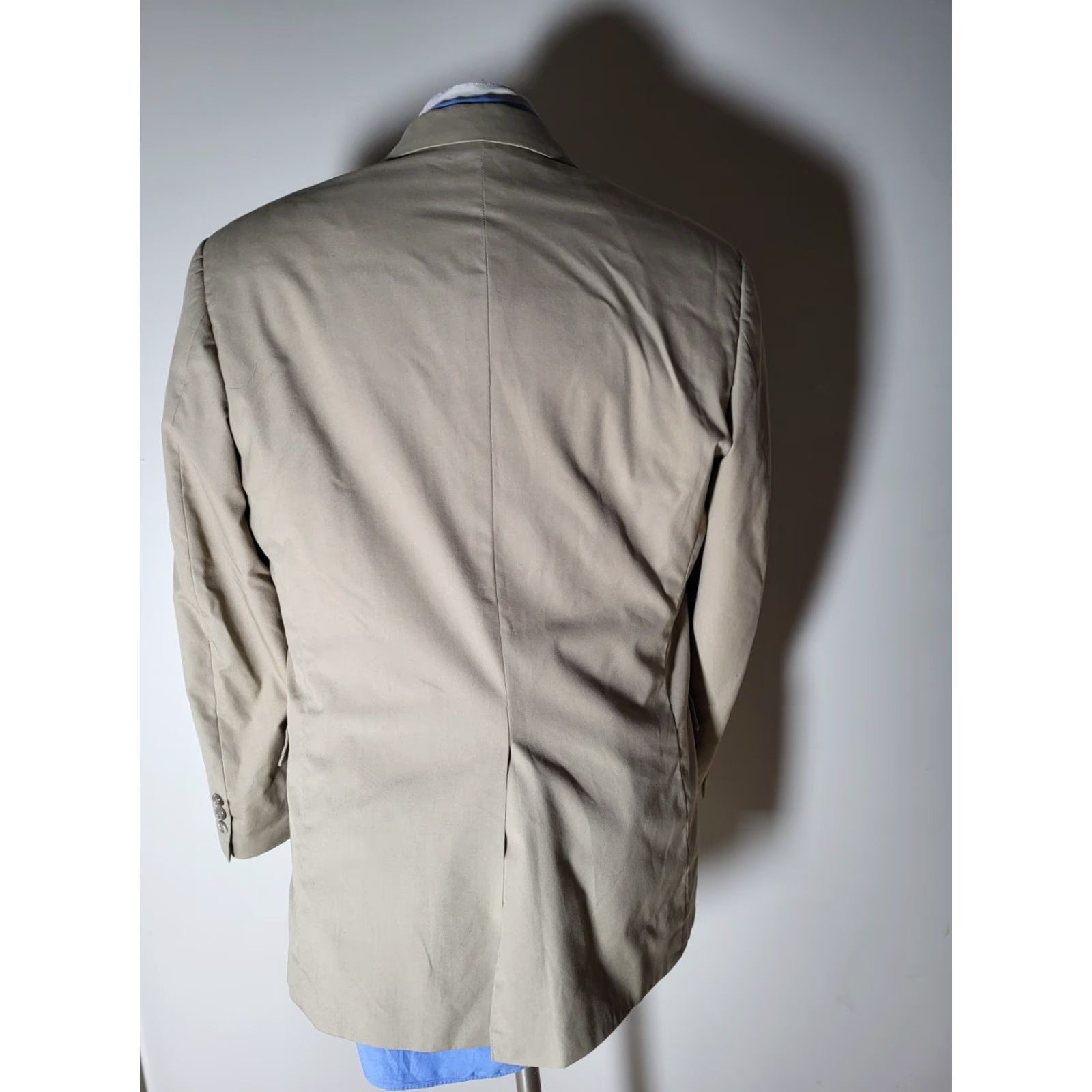 Brooks Brothers VINTAGE Brooks Brothers 2 Piece Suit Jacket Pants Brown Cotton 40R Men Regular Single-Breasted Notch 2-Button 3-Button Sleeve Solid 80s Size 40R - 6 Thumbnail