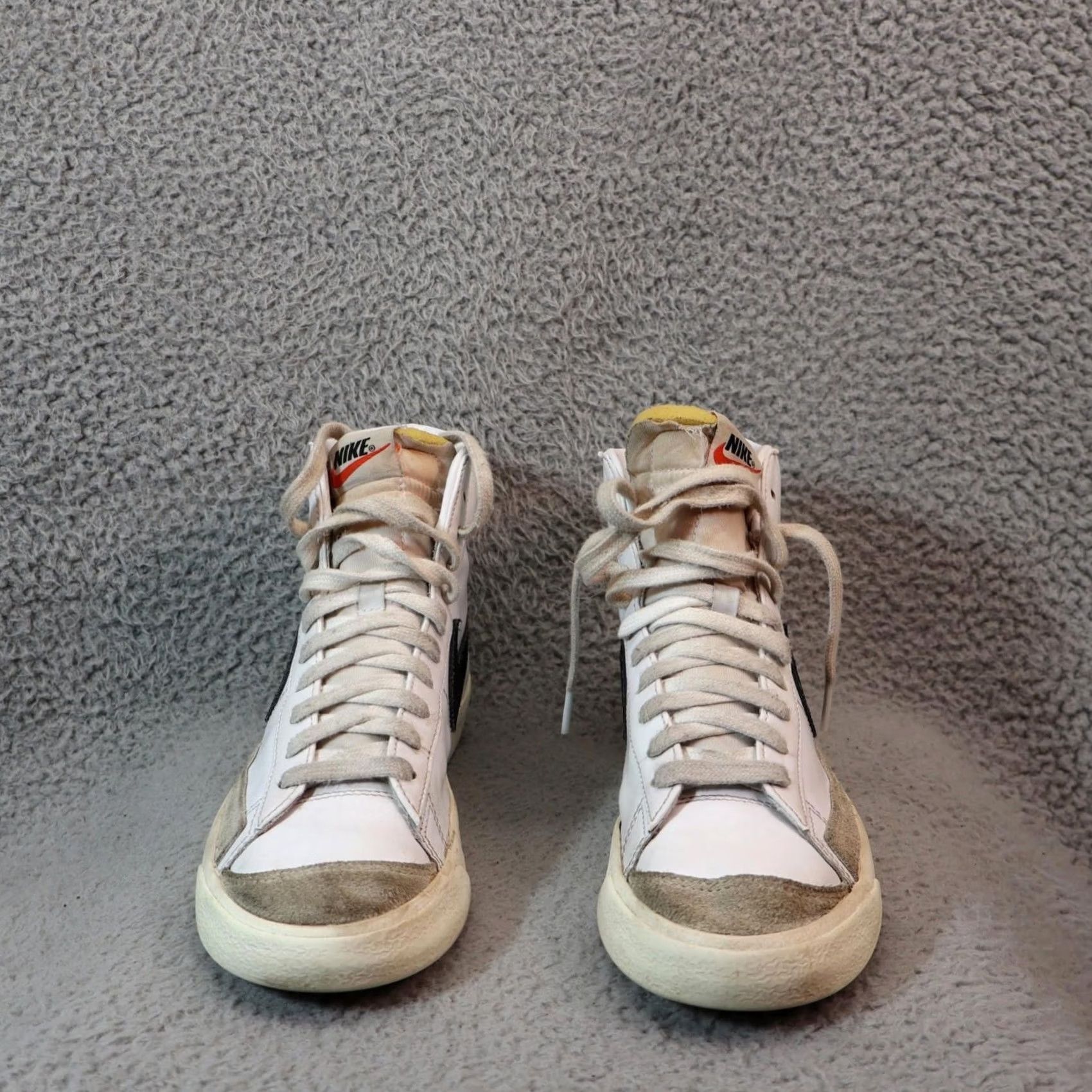 Nike Nike Womens Blazer Mid '77 Shoes White Blk US 9 Sneaker Casual Comfort Leather Lace Up CZ1055-100 Size M / US 6-8 / IT 42-44 - 2 Thumbnail