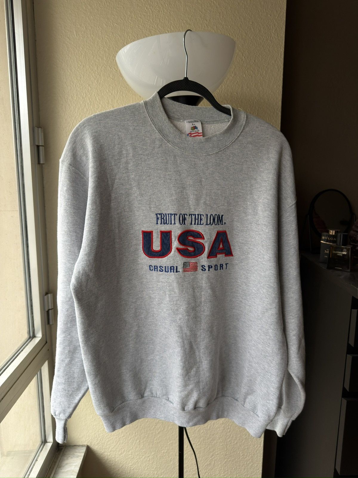 Vintage Vintage gray sweatshirt crewneck Size US L / EU 52-54 / 3 - 1 Thumbnail