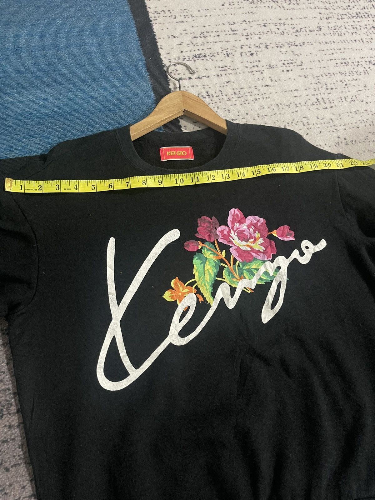 Kenzo Vintage Kenzo Floral Sweatshirt Size L / US 10 / IT 46 - 12 Thumbnail