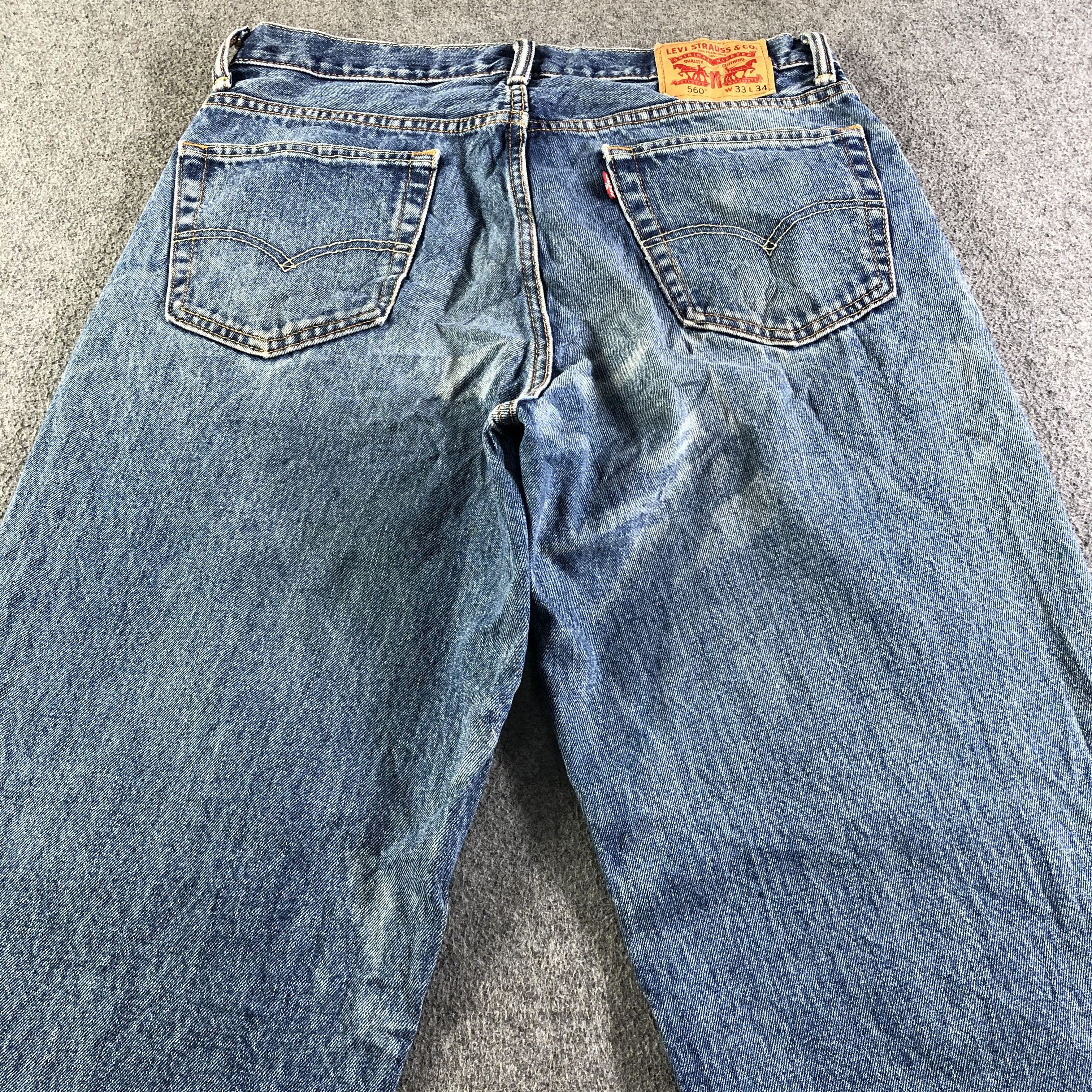 Levi's Vintage Blue Wash Levis 560 Jeans-J4394 Size US 33 - 4 Thumbnail