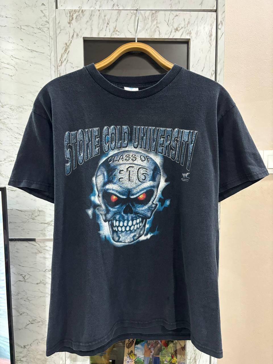 Vintage × WCW/nWo × WWE Vintage 90 WWE WWF Stone Cold Steve Austin Wrestling Size US XL / EU 56 / 4 - 3 Thumbnail