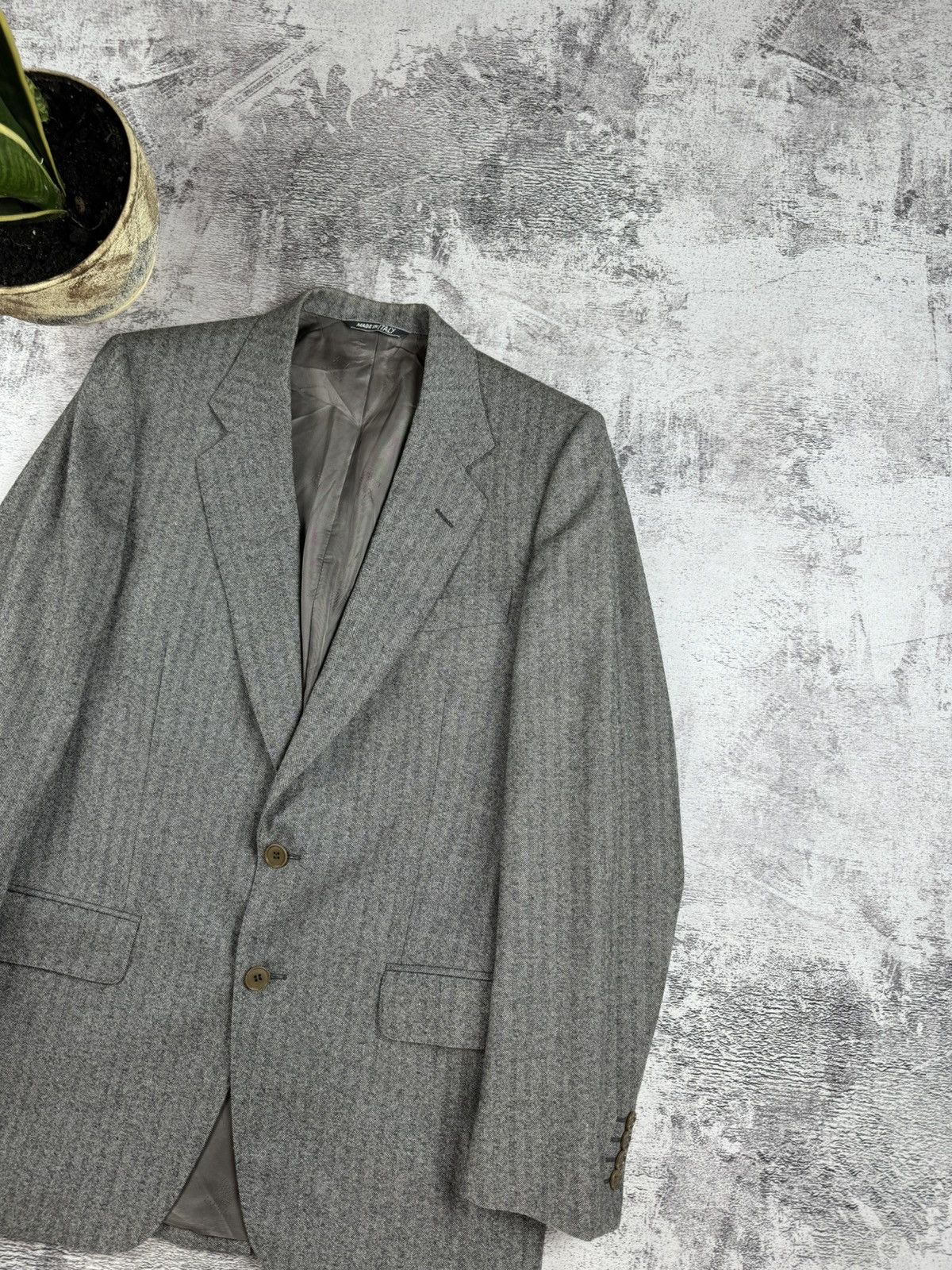 Lanvin Vintage LANVIN Paris Luxury Made in Italy Blazer Jacket Size 46R - 3 Thumbnail