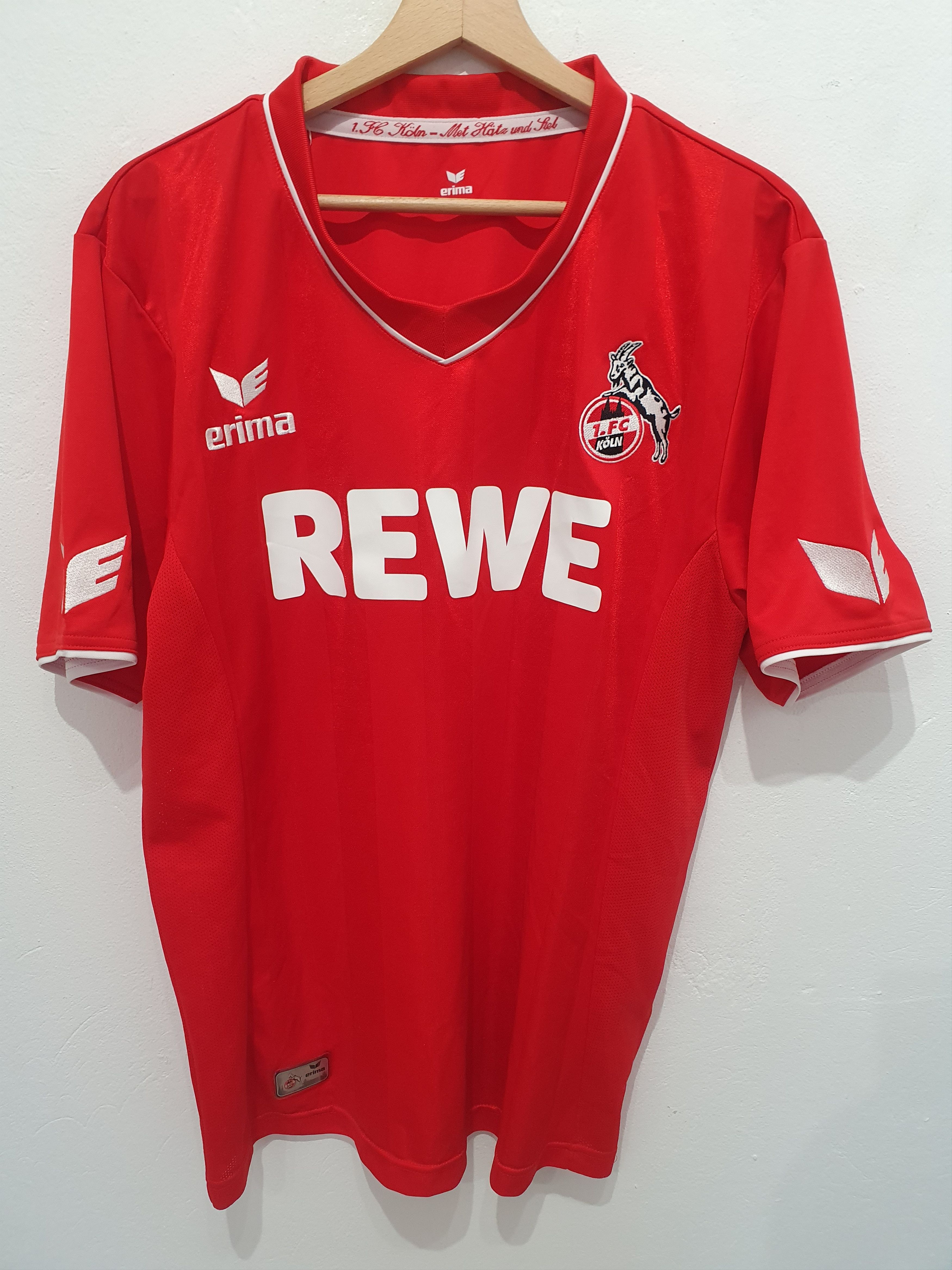 ERIMA FC KOLN 2014 2015 SIZE M L FOOTBALL SHIRT jersey