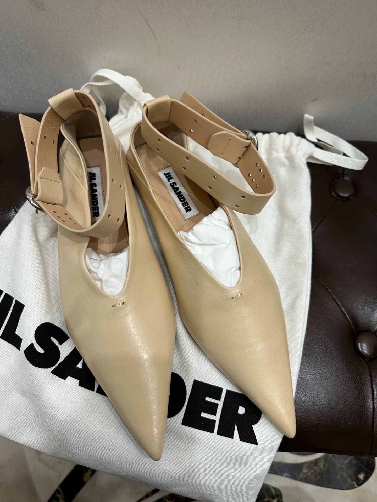 Jil Sander Jil Sander Pointed Toe Flats 37 New Authentic Size US 6.5 / IT 36.5 - 7 Thumbnail