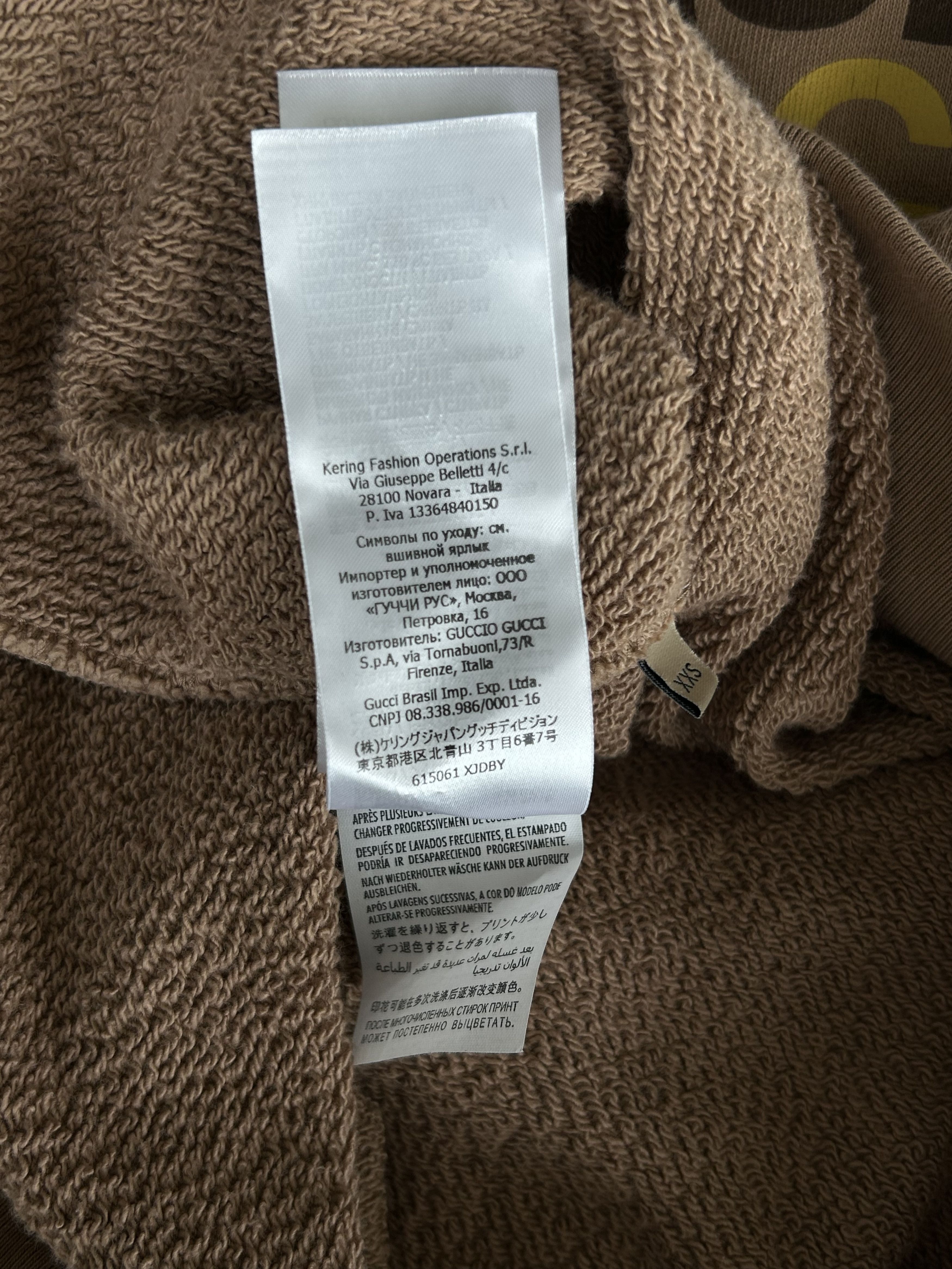 Gucci Gucci The North Face Brown Logo Hoodie Size US XS / EU 42 / 0 - 6 Thumbnail