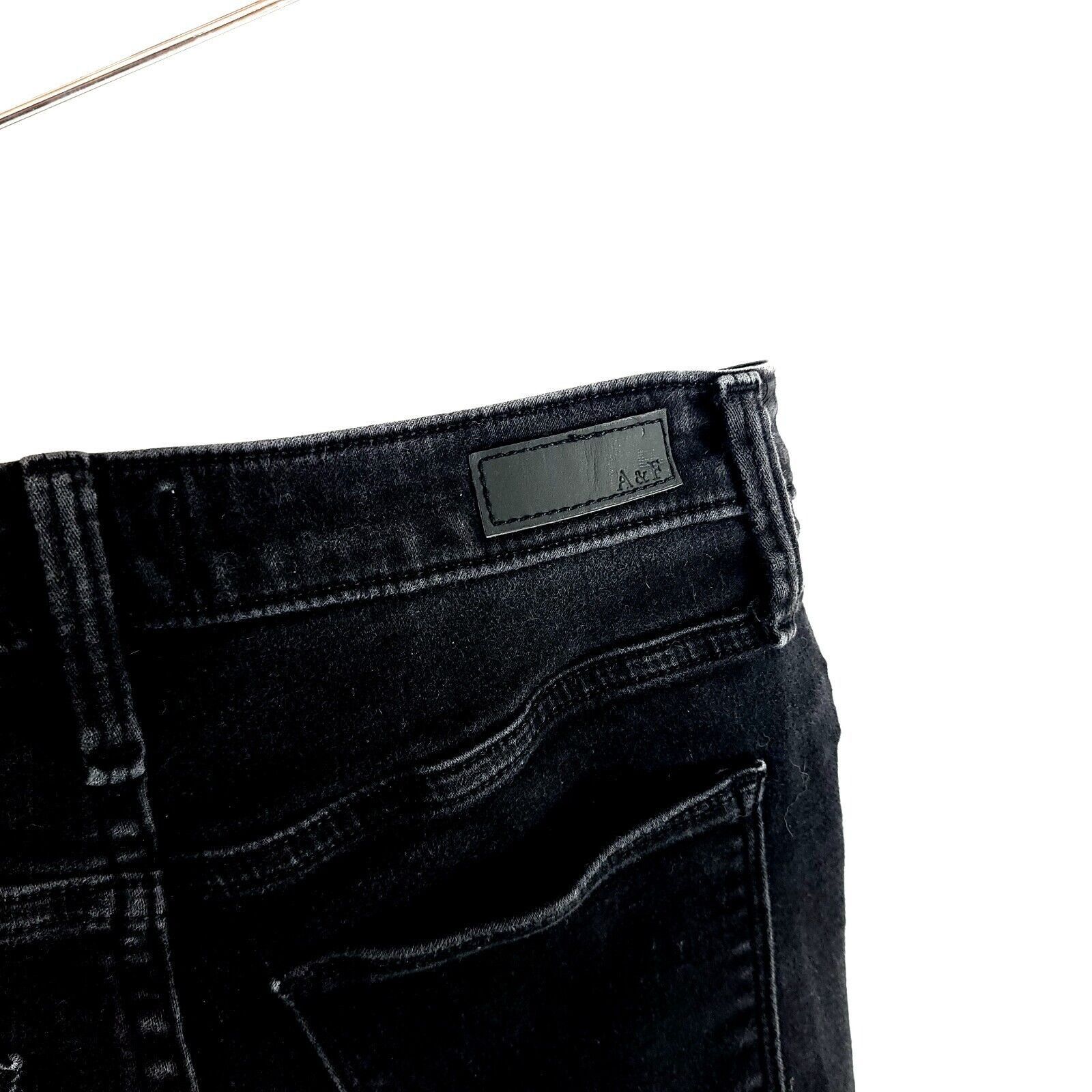 Abercrombie & Fitch Abercrombie & Fitch Black The Jean Legging Women's Jeans 28 Size 28" / US 6 / IT 42 - 4 Thumbnail