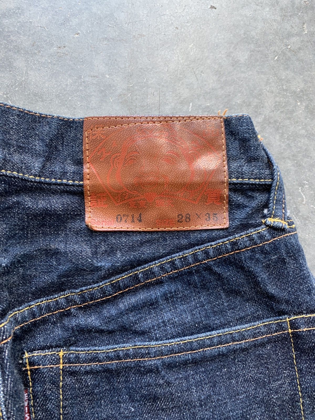 Evisu × Japanese Brand × Vintage 2004 Evisu x McDonalds Selvedge Denim Redline Size US 27 - 5 Thumbnail