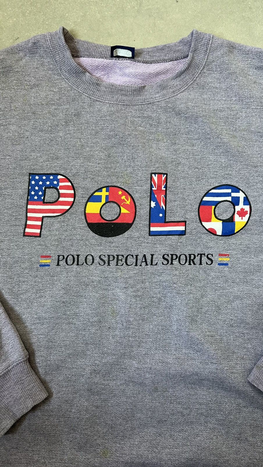 Vintage VINTAGE POLO SPECIAL SPORT SWEATSHIRT Size US L / EU 52-54 / 3 - 2 Thumbnail