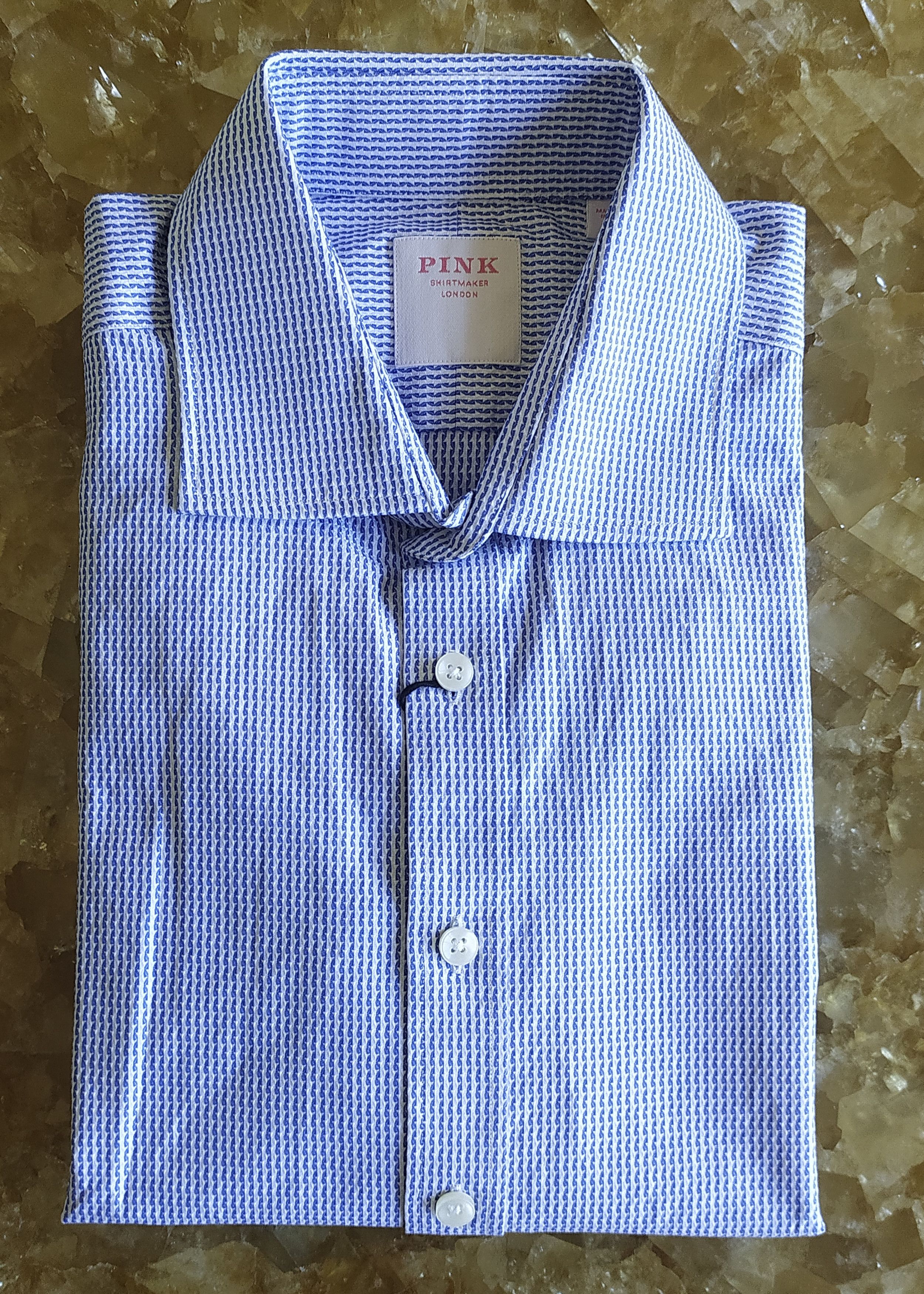 Thomas Pink Thomas Pink Formal Micro stripe Shirt Free Shipping T/59 Size US L / EU 52-54 / 3 - 1 Thumbnail