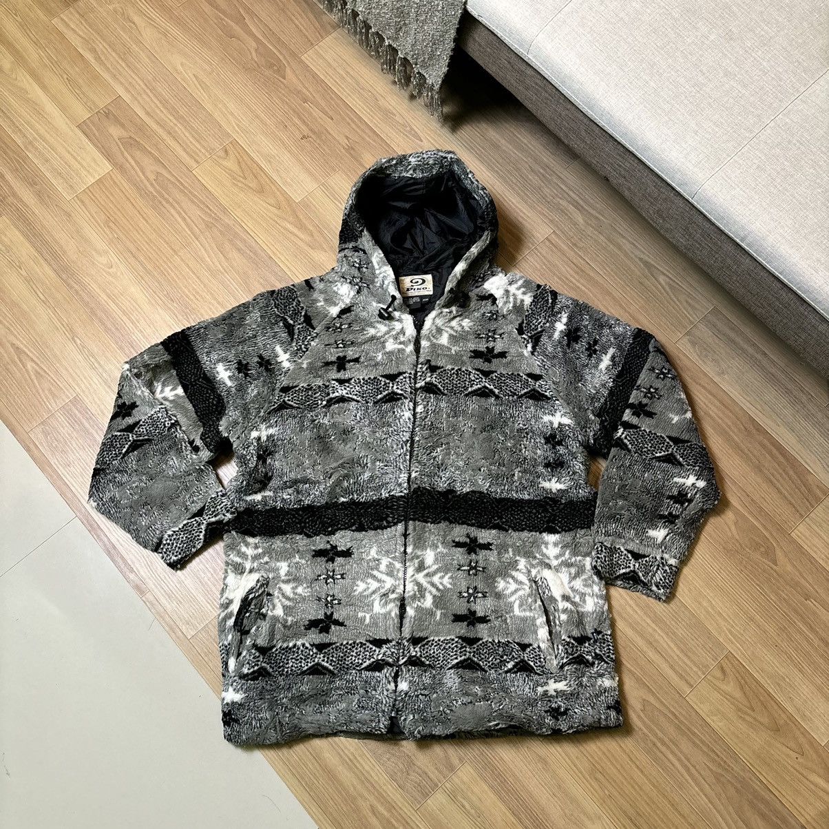 If Six Was Nine × Le Grande Bleu (L.G.B.) Vintage Piko fauxfur jacket Size US XL / EU 56 / 4 - 2 Thumbnail