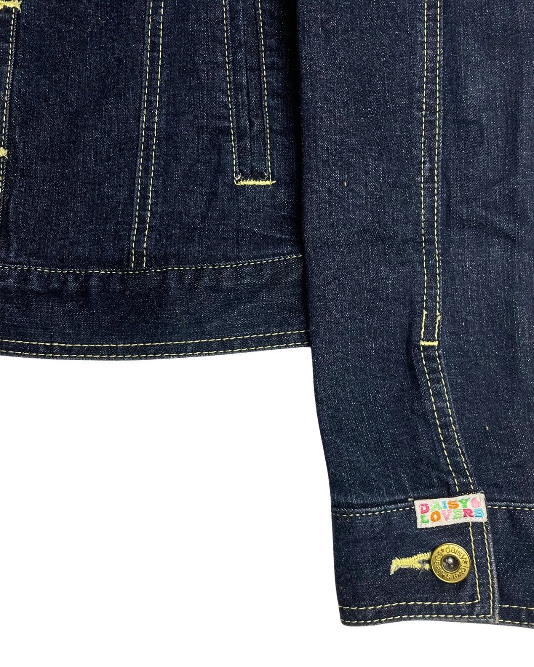 Japanese Brand Daisy Lovers Denim Jacket Lani Kun Monkey Embroidery Y2K Size S / US 4 / IT 40 - 8 Thumbnail