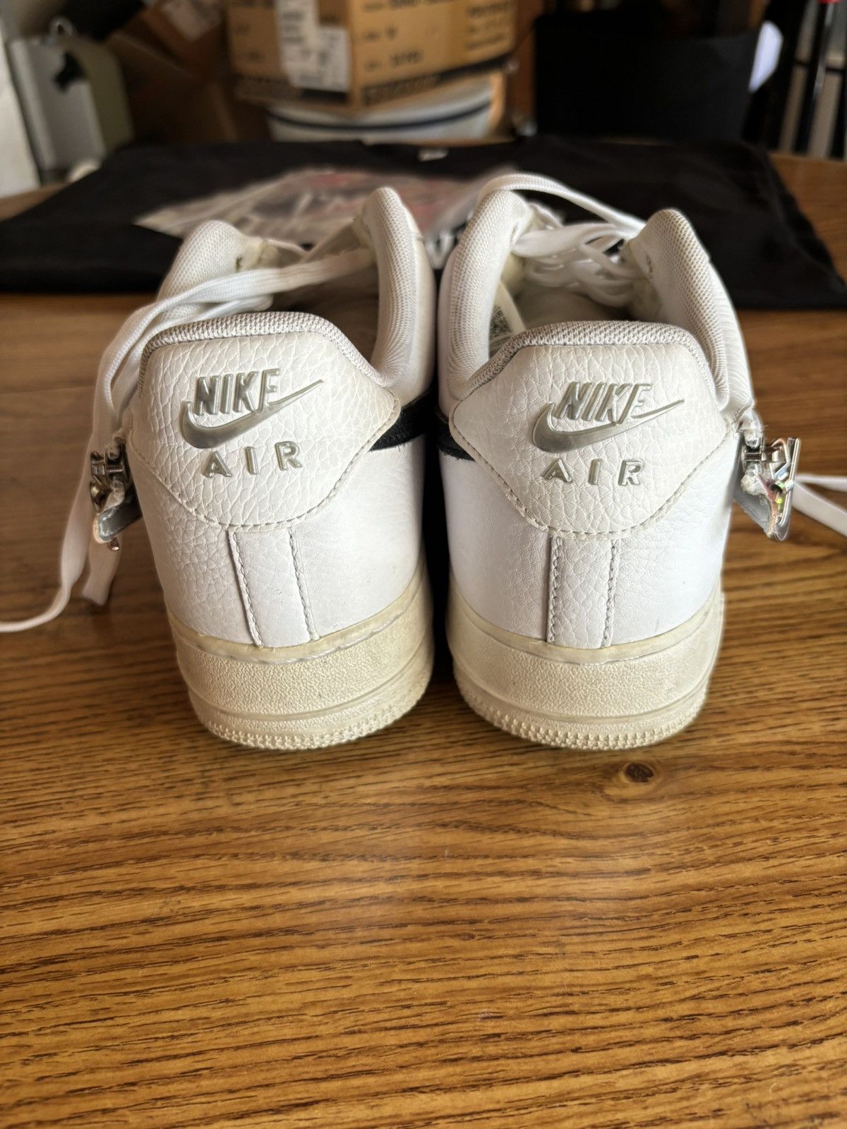 Nike Air Force 1 '07 Premium 'Zip Swoosh - White' Size US 11 / EU 44 - 3 Thumbnail
