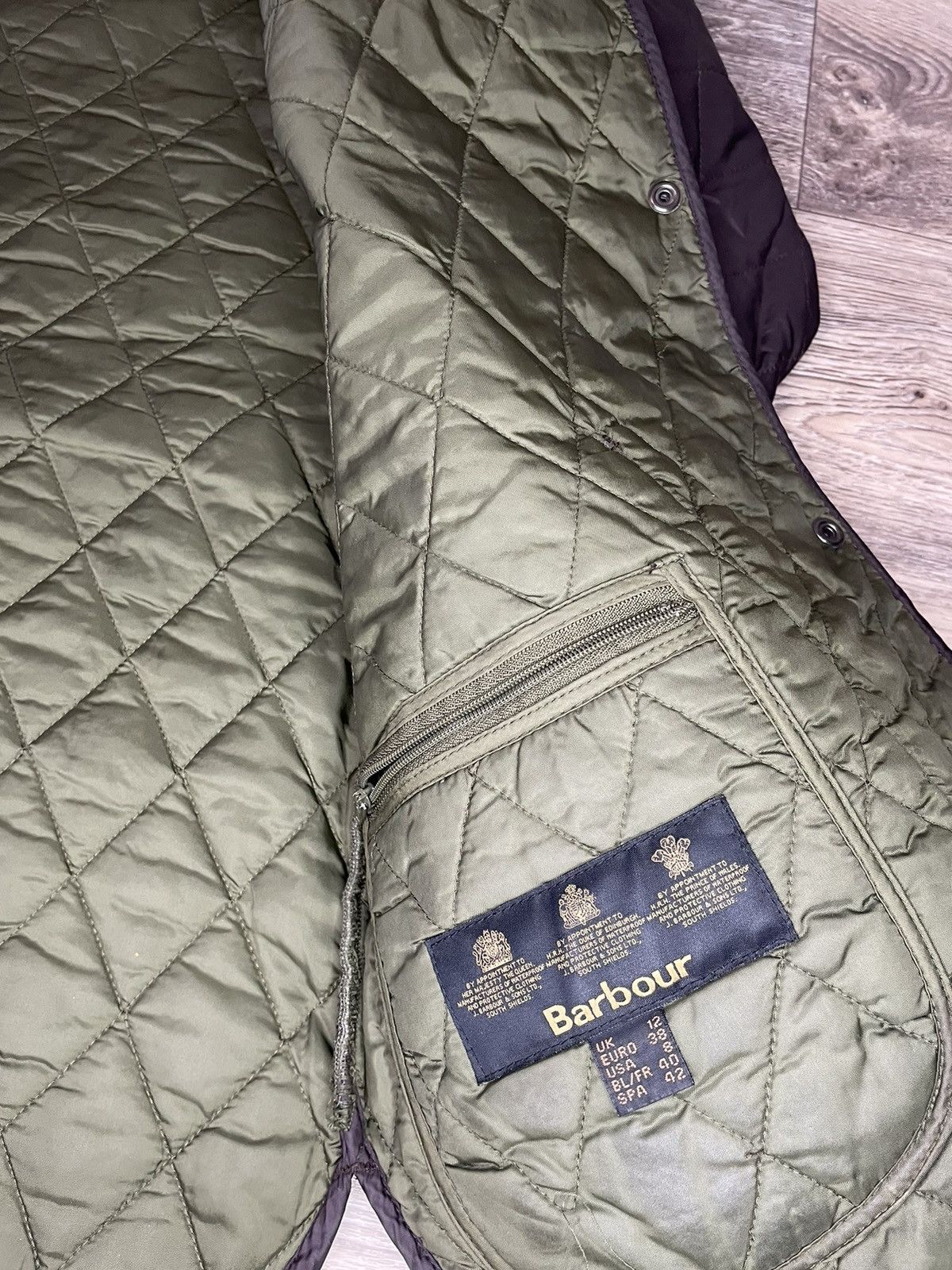 Barbour × Vintage Barbour quilted jacket, vintage classic Size XS / US 0-2 / IT 36-38 - 6 Thumbnail