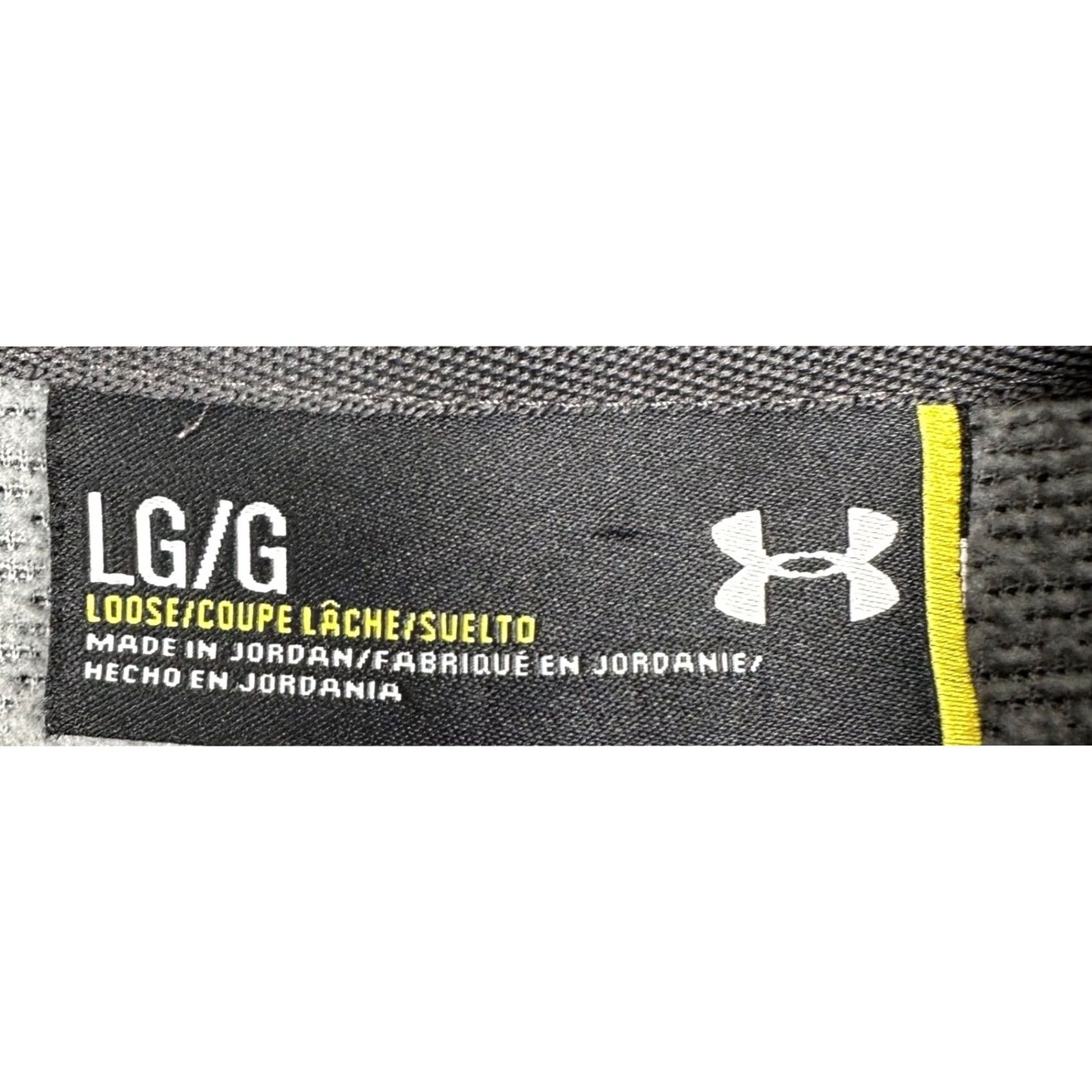 Under Armour Under Armour Sweatshirt Mens L Gray 1/4 Zip Pullover Mock Neck Moisture Wicking Golf Gym Running Jogging Walking Loose Fit Size US L / EU 52-54 / 3 - 4 Thumbnail