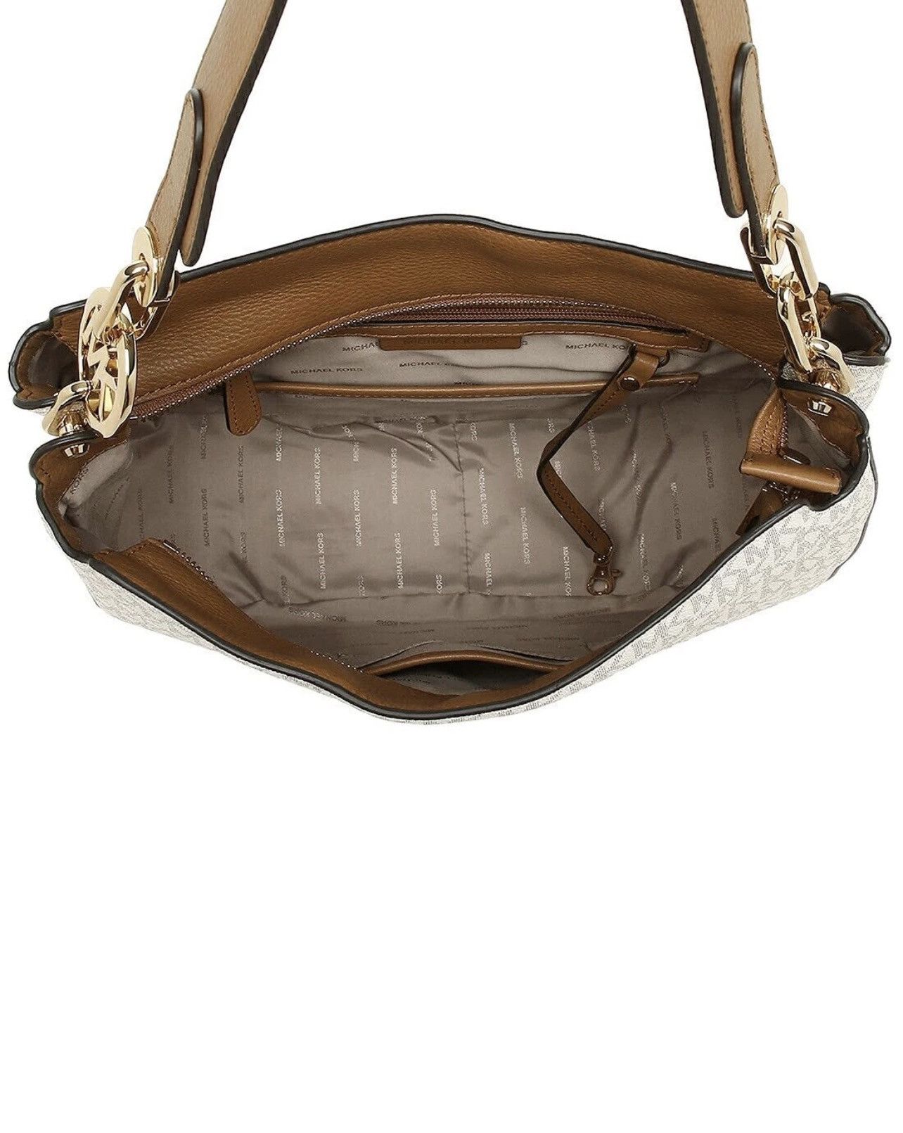 Michael Kors NWOT Michael KORS Fulton Large Logo Shoulder Handbag Hobo Size ONE SIZE - 6 Thumbnail