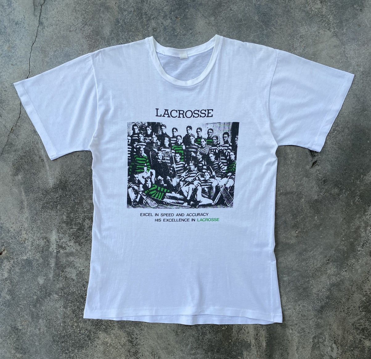 Vintage Vintage 90s Lacrosse Ball Sport Tees Size US S / EU 44-46 / 1 - 1 Thumbnail
