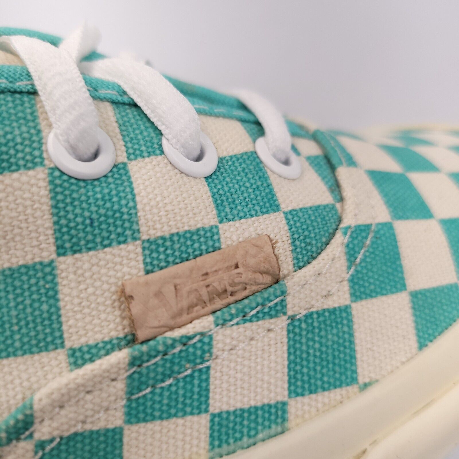 Vans Vans Off the Wall Shoe Women Size 7.5 Mens 6 T375 Blue White Size US 7.5 / IT 37.5 - 8 Thumbnail