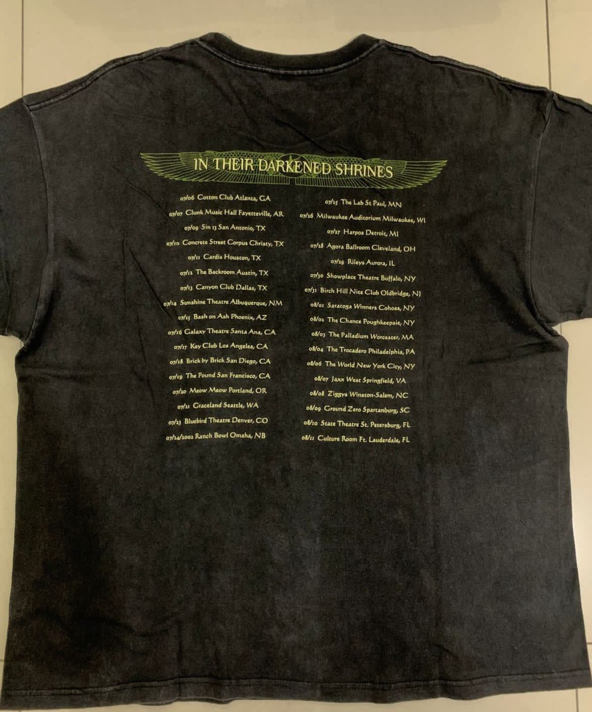 Band Tees Vintage Nile In Their Darkened Shrines tour death metal tee Size US XL / EU 56 / 4 - 2 Thumbnail