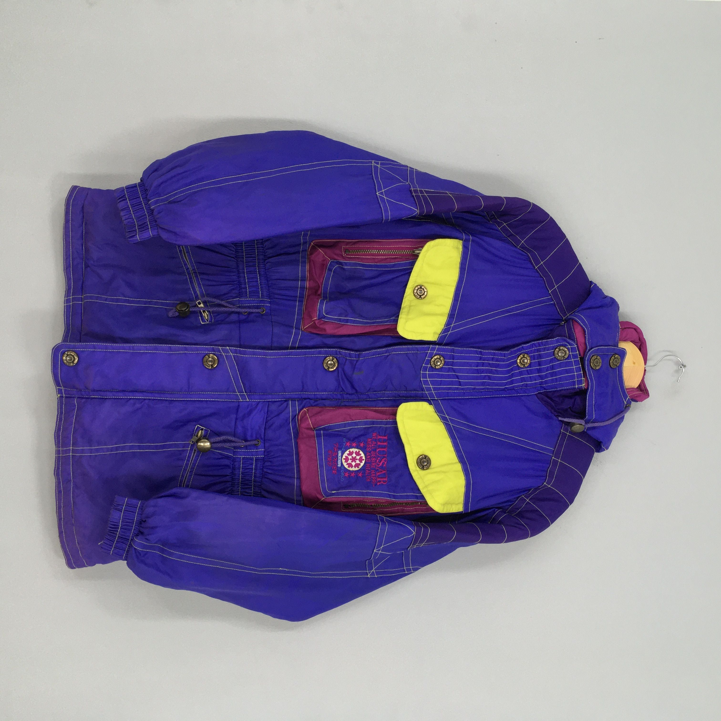 image of Ski x Vintage Hussar Snowboard Bomber Snow Winter Jacket Large, Men's