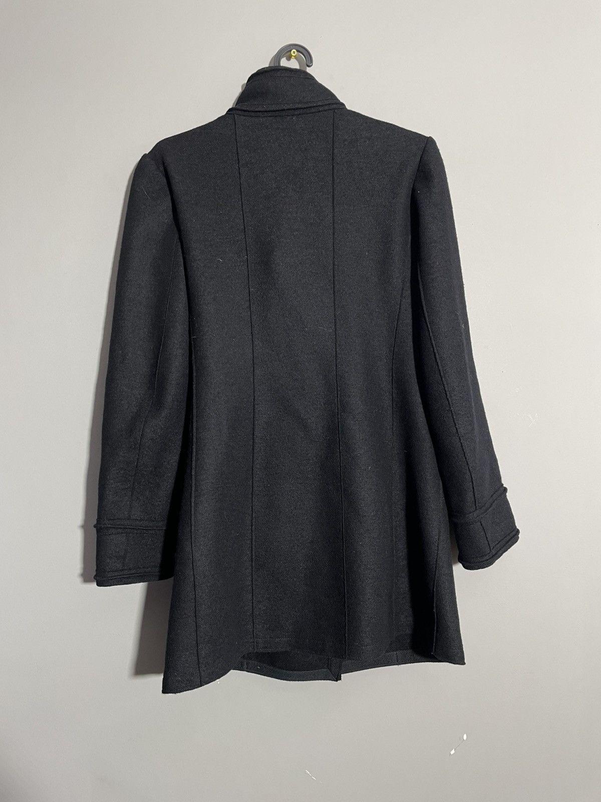 Marella Marella Black Double Breasted Wool coat Size M / US 6-8 / IT 42-44 - 8 Thumbnail