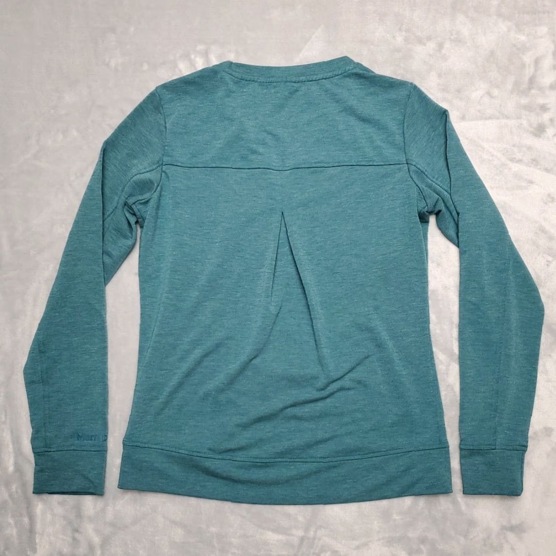 Marmot VINTAGE Marmot Crewneck Womens S Green Pullover Long Sleeve Performance Kangaroo Top Size S / US 4 / IT 40 - 6 Thumbnail
