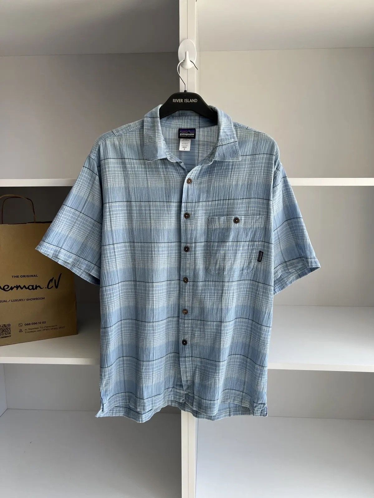 Patagonia × Vintage Vintage Patagonia Short sleeve Button Up Shirt Size US M / EU 48-50 / 2 - 2 Thumbnail