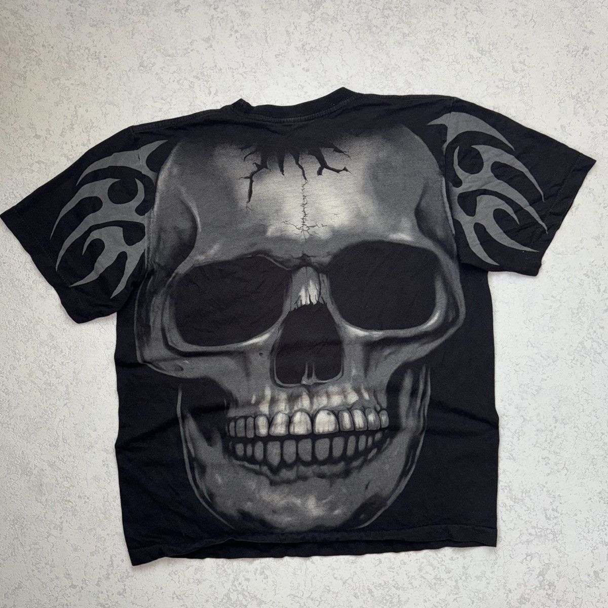 Other Vintage Single Stitch Skull All Over Print Tee T-Shirt Size US M / EU 48-50 / 2 - 7 Thumbnail