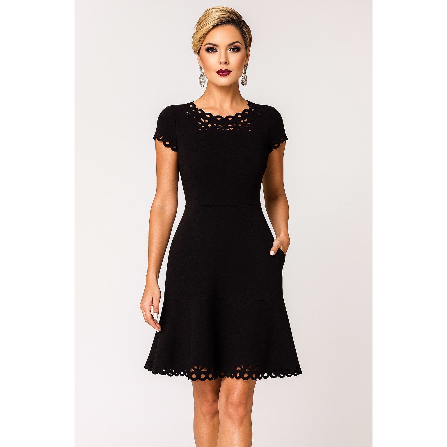 White House Black Market White House Black Market Kimono Sleeve Smocked  Waist Dress | Grailed