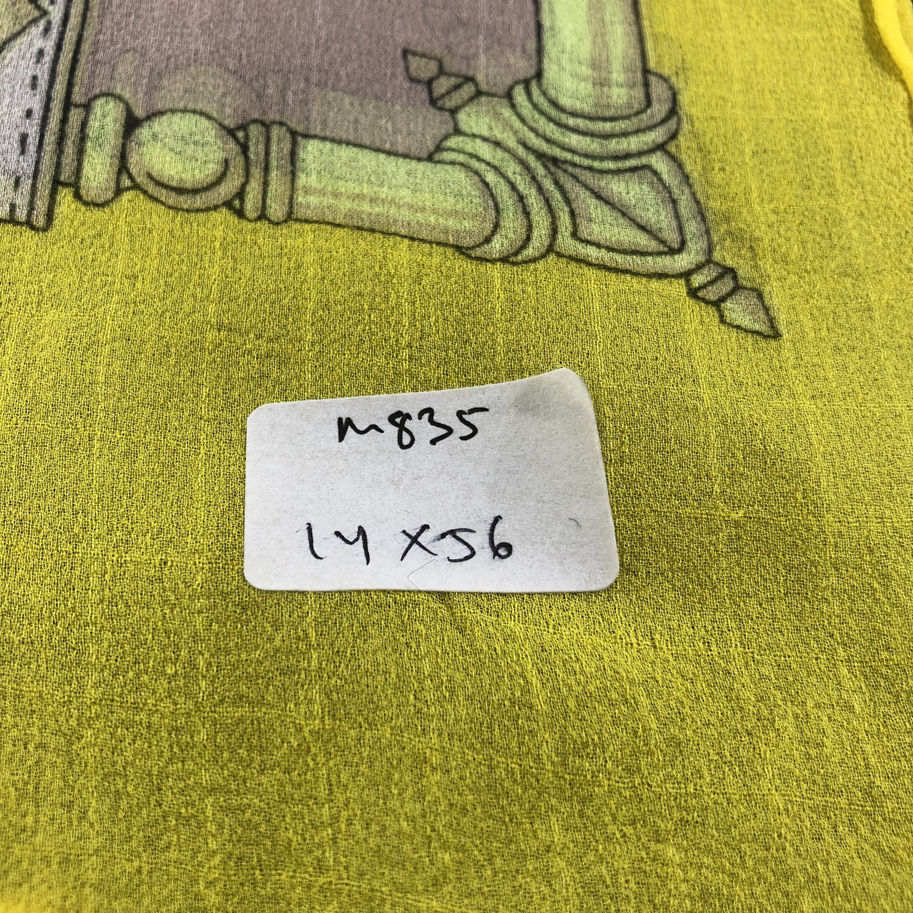 Vintage Castel Luxury Silk Stole Silk Scarf M835 Size ONE SIZE - 7 Thumbnail