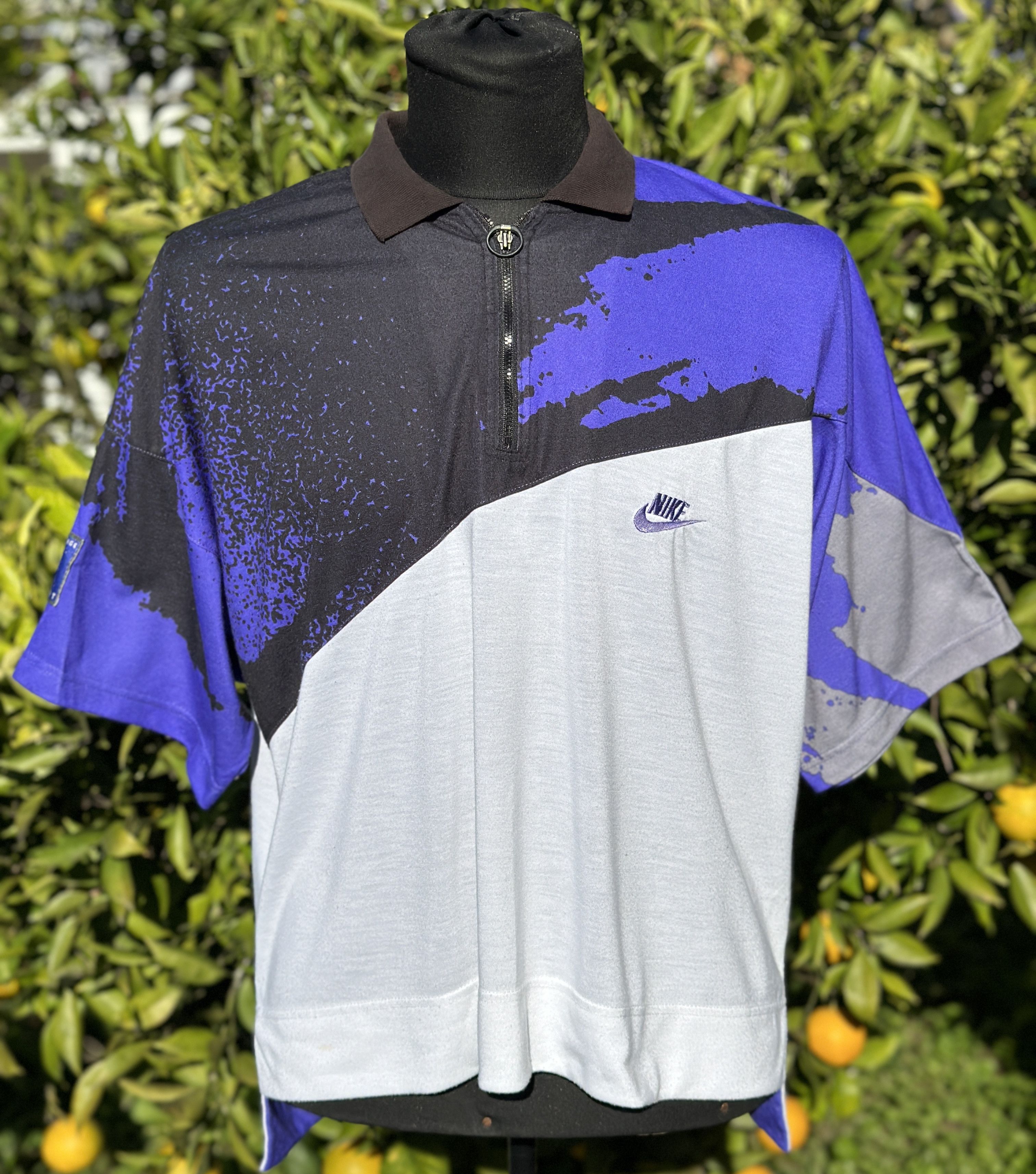 Nike × Supreme Nike Supreme Jacquard Polo Shirt Black | Grailed