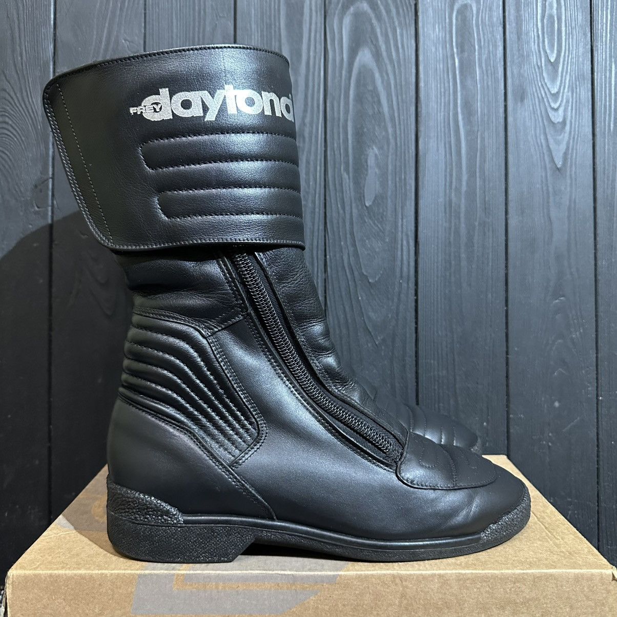 DAYTONA FREY women's Leather Moto Boots Size