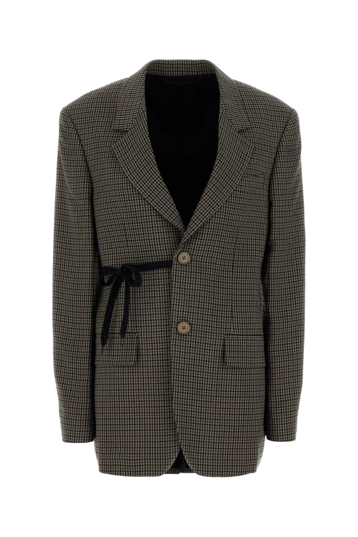 Balenciaga Embroidered Lyocell Blazer Size S / US 4 / IT 40 - 1 Thumbnail