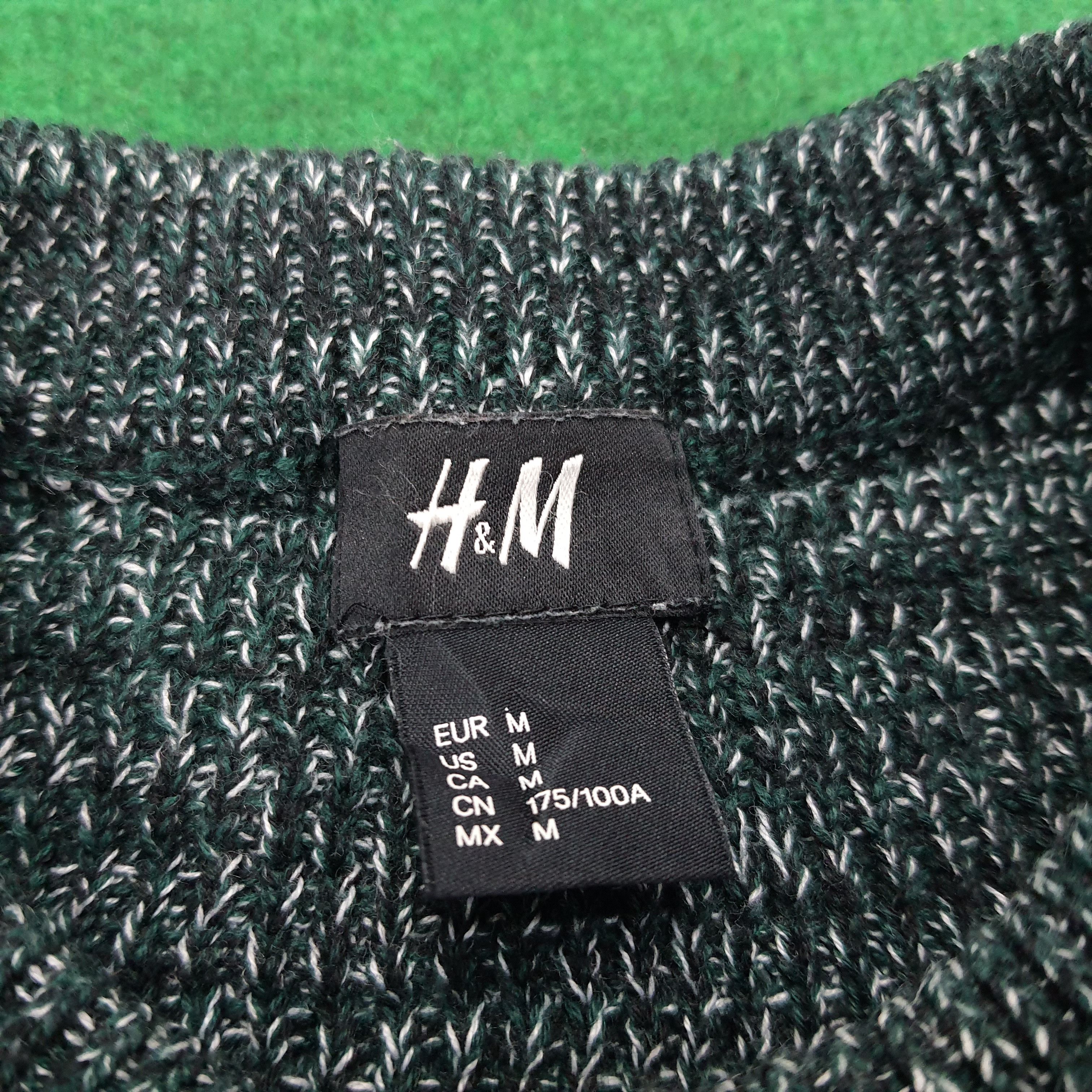 Japanese Brand Vintage H&M Knitted Winter Session Sweatshirt Size US L / EU 52-54 / 3 - 4 Thumbnail