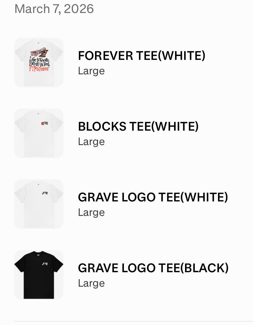 Fuck The Population FTP BLOCKS LOGO TEE (WHITE) Size US L / EU 52-54 / 3 - 3 Thumbnail