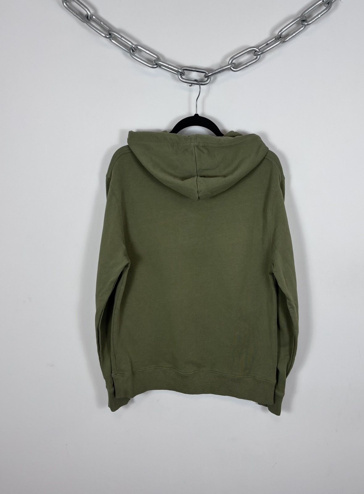 Etudes Etudes Studio Klein Big Embroidered Logo Olive Green Hoodie Size US M / EU 48-50 / 2 - 17 Thumbnail