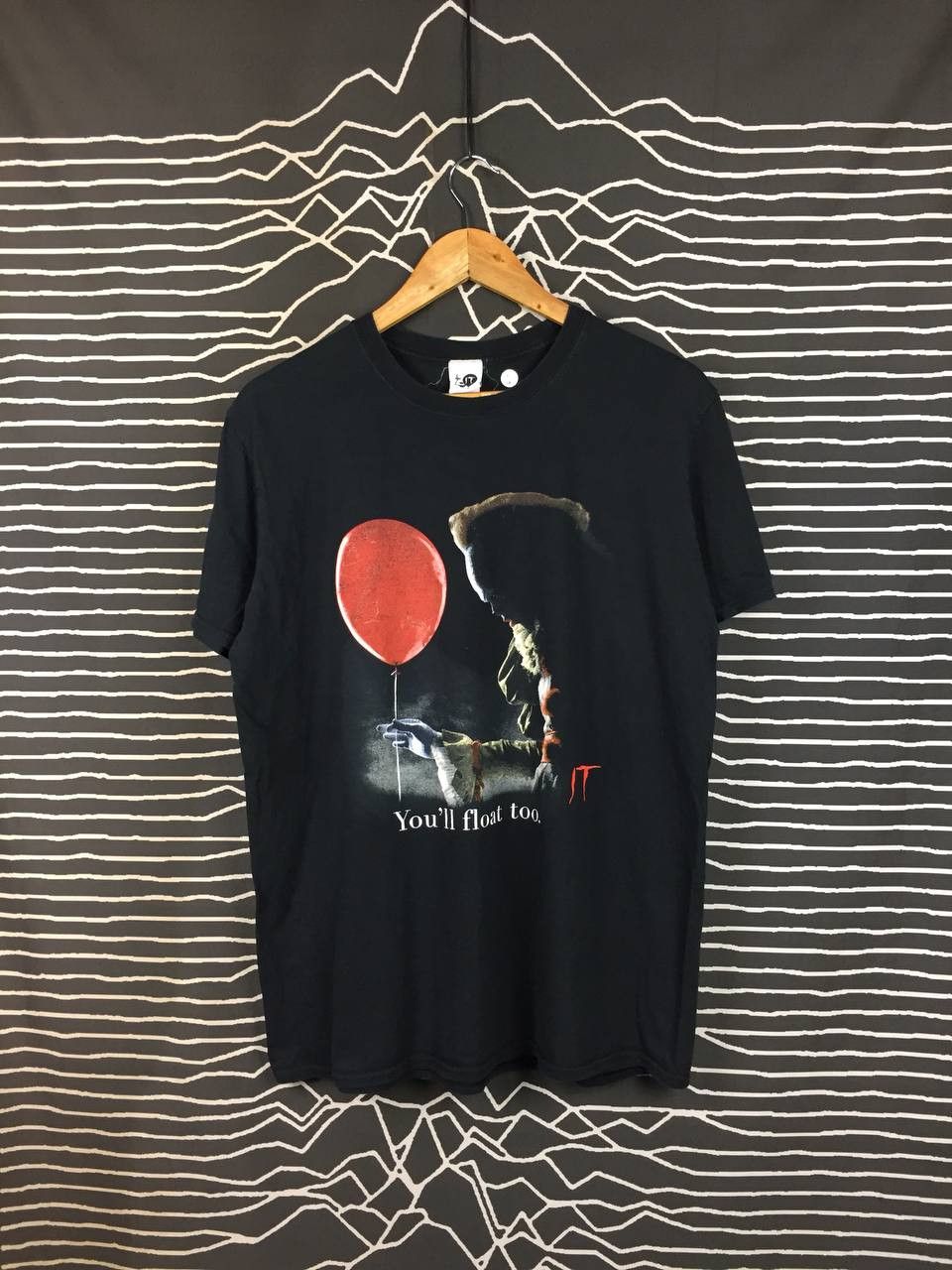 Vintage IT Pennywise "You'll Float Too" Horror Movie Tee Size US L / EU 52-54 / 3 - 2 Thumbnail
