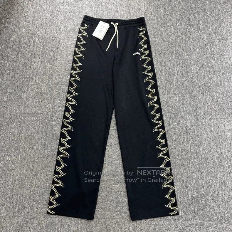 Celine Celine Studded Rhinestone Casual Pants. Size US 30 / EU 46 - 1 Thumbnail