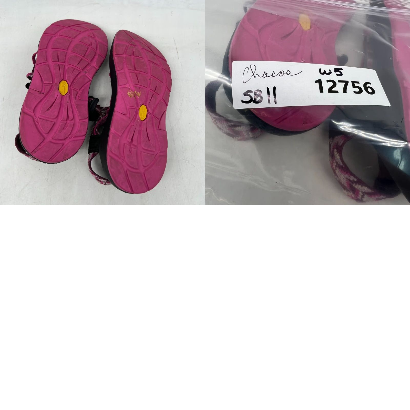 Chaco Chaco Classic EcoTread Sandals Size 5 W Pink Adjustable Strappy Outdoor Comfort Womens Size US 5 / IT 35 - 8 Thumbnail