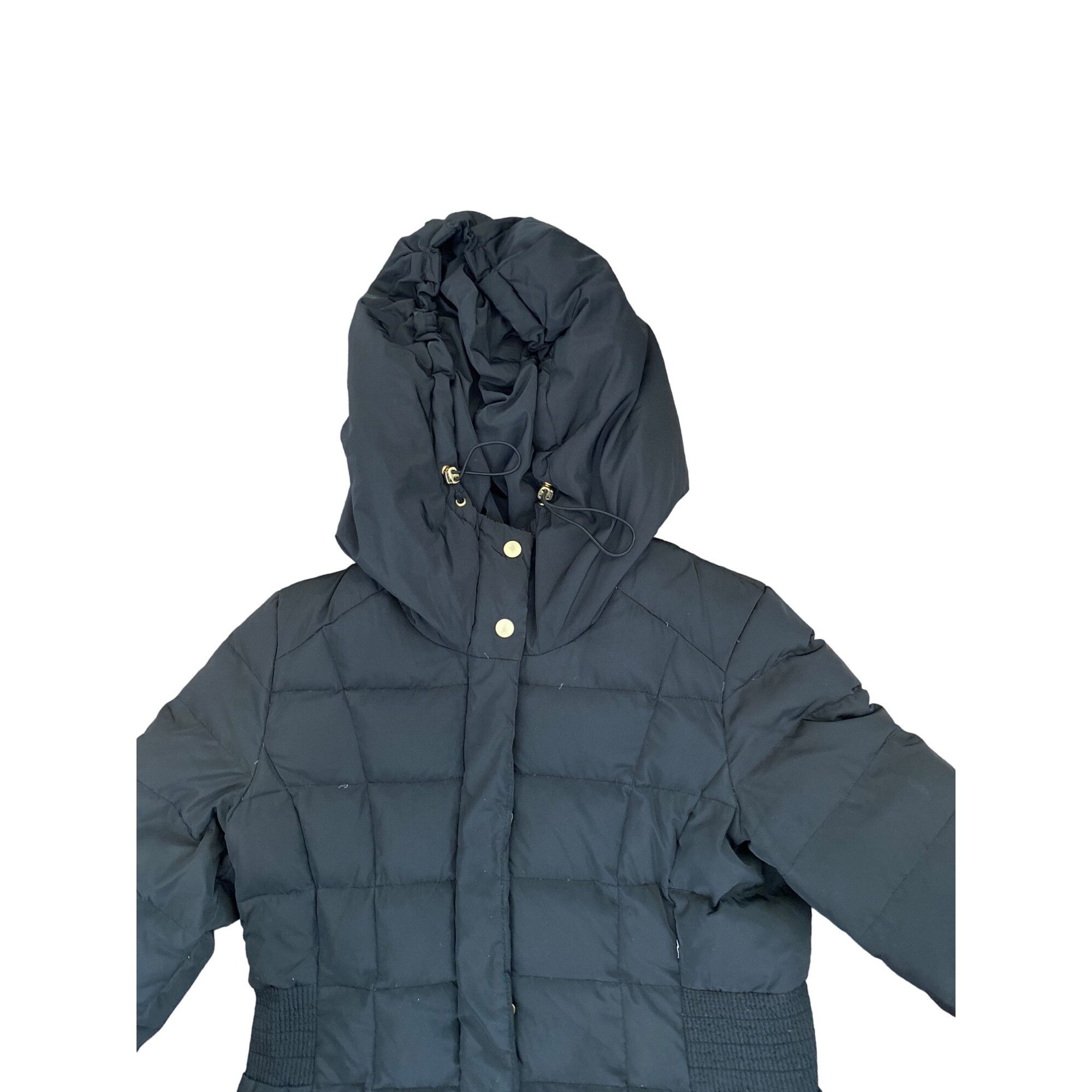 Cole Haan COLE HAAN SIGNATURE WOMEN'S BLACK HOODED DOWN COAT SZ M Size M / US 6-8 / IT 42-44 - 3 Thumbnail