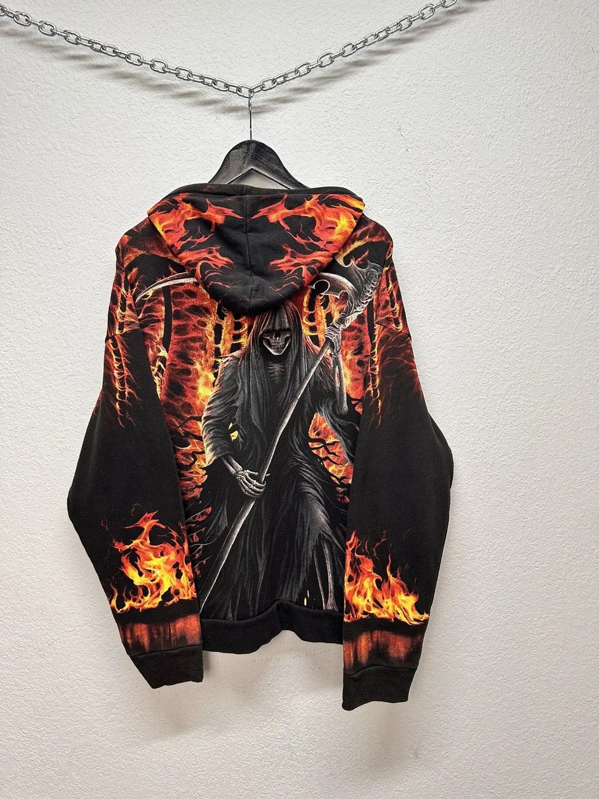Band Tees Vintage 2000s Anarchy Graphic Pullover Hoodie Men's Spiral Size US L / EU 52-54 / 3 - 12 Thumbnail