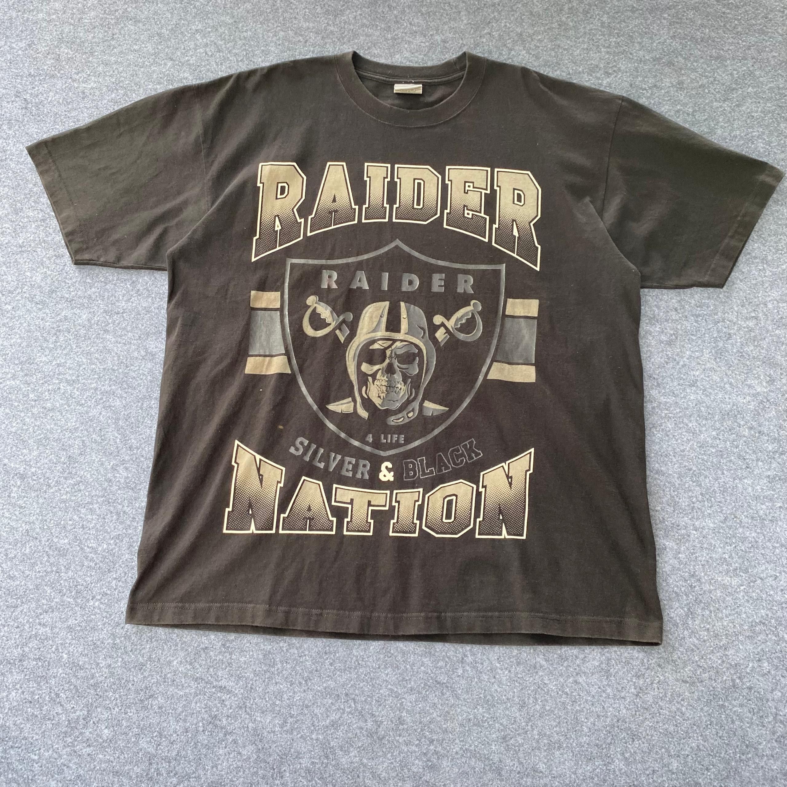 Vintage Raiders Nation NBA Tshirt