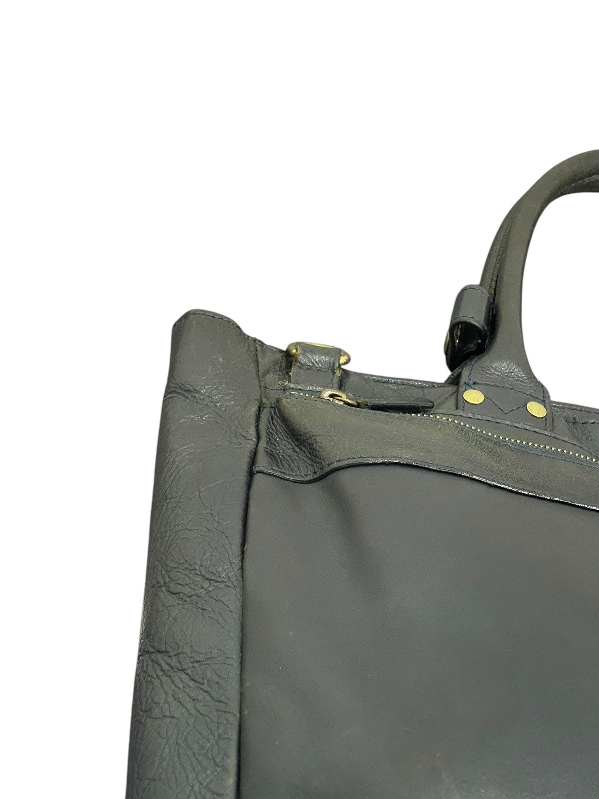 Genuine Leather Full Leather Complete Works Tote Brief Bag 1🟩7 Size ONE SIZE - 10 Thumbnail