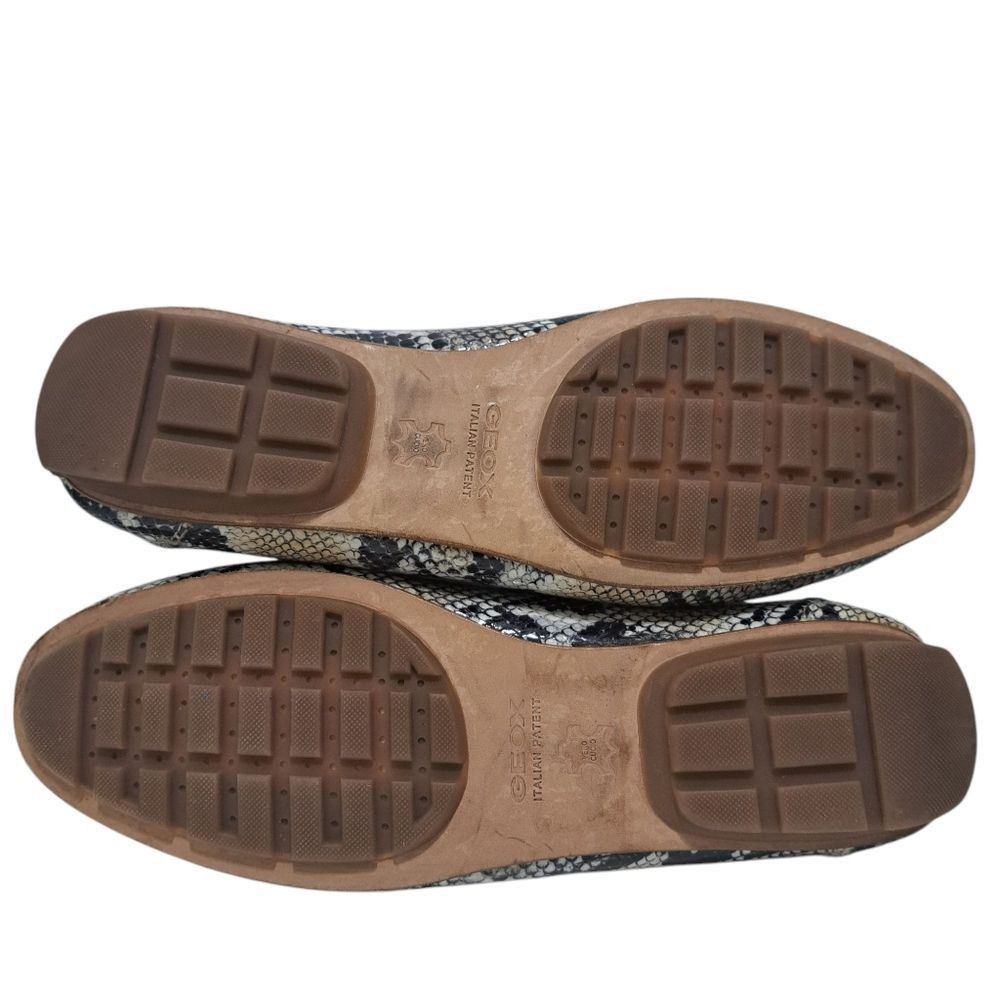 Geox Geox Respira Phython Print Drive Moccasin Loafer Faux Leathe Size US 7 / IT 37 - 2 Thumbnail