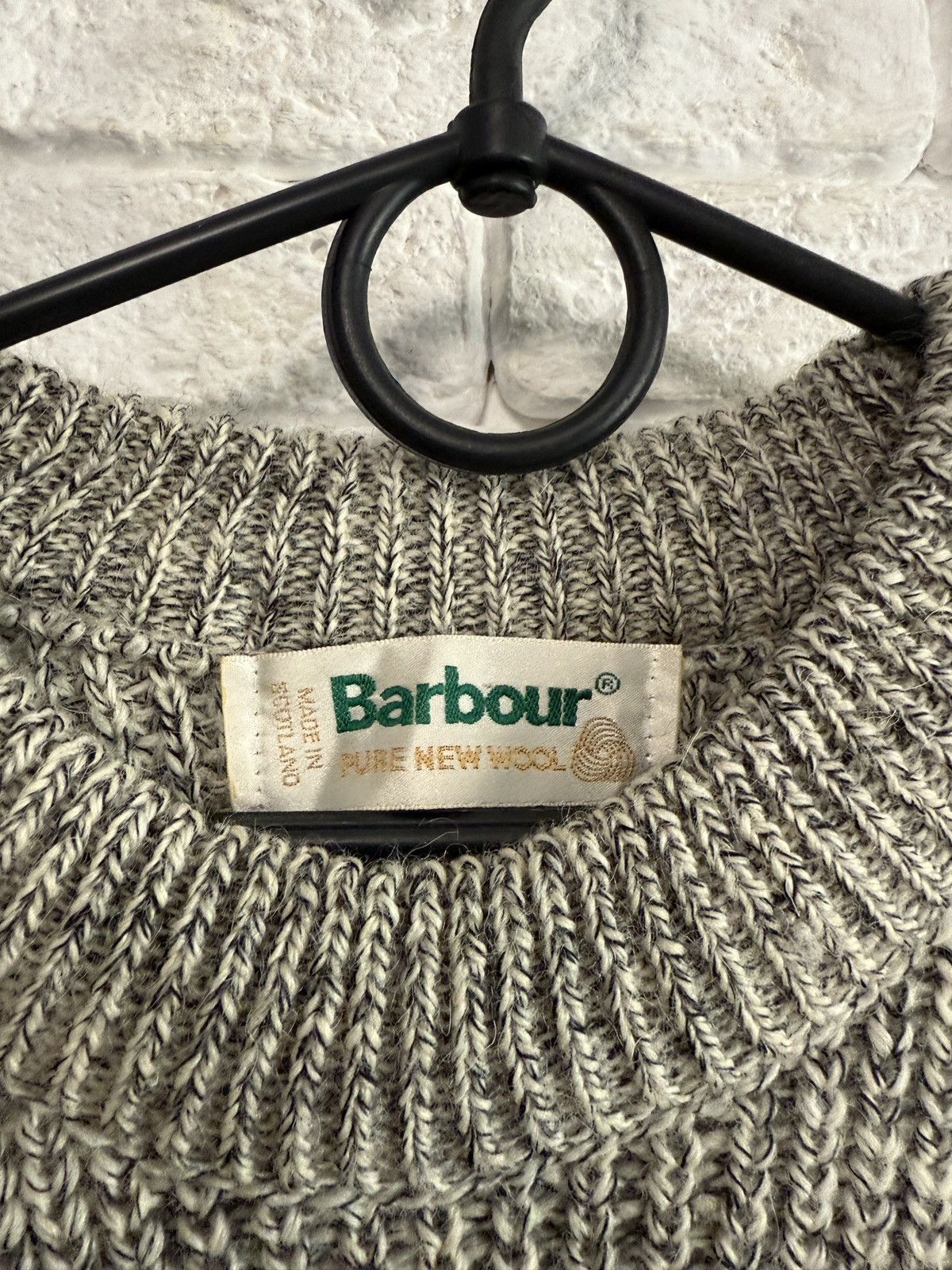 Barbour × Vintage Barbour Sweater 100% Wool Sz XL Size US XL / EU 56 / 4 - 2 Thumbnail