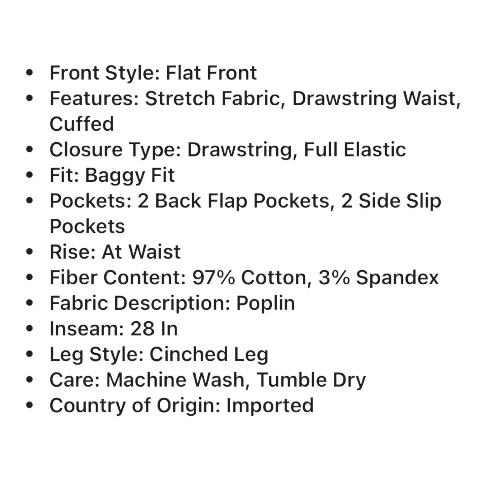 Arizona Jean Co. Arizona - Men's Drawstring Waist Baggy Fit Cargo Pant - Gree Size ONE SIZE - 10 Thumbnail