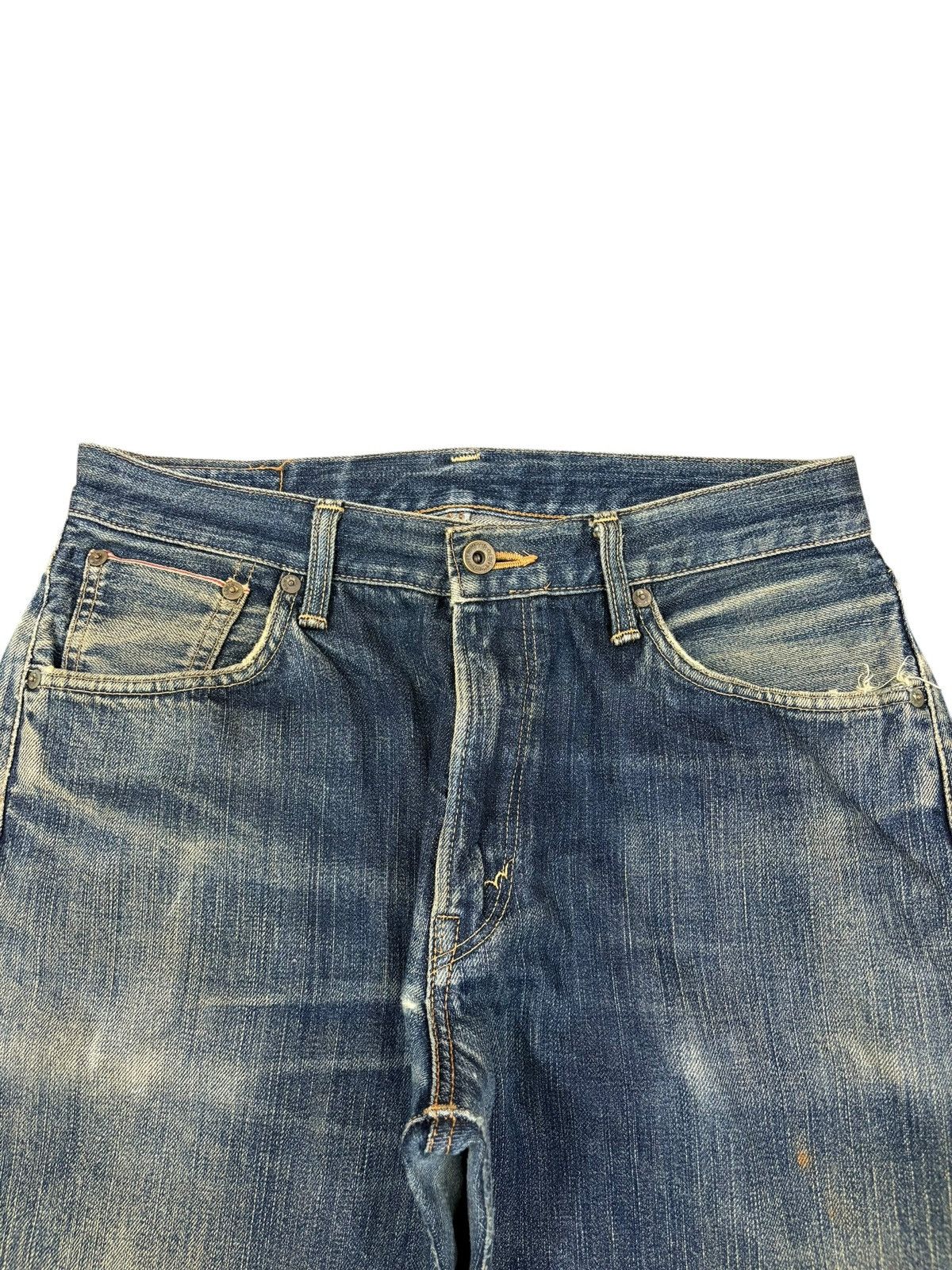 Edwin Vintage Edwin 505 Selvedge Mud Wash Loose Baggy Jeans Size US 31 - 5 Thumbnail