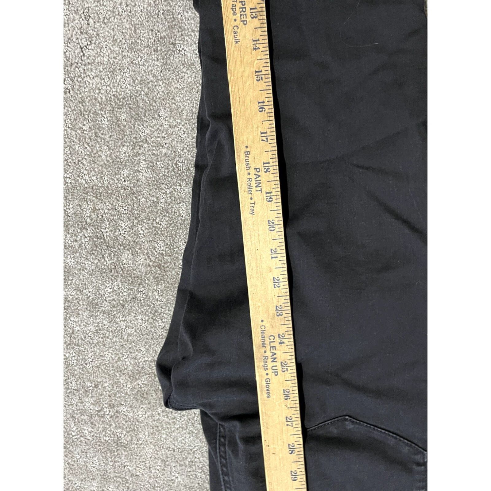 Vintage Tahari Skinny Jeans Womens Size 10 Mid Rise Black Dark Wash Denim Size 32" / US 10 / IT 46 - 7 Thumbnail
